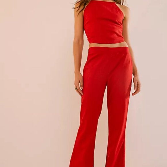 Everything I Need Linen Set - Free People Size MED - Picture 1 of 3